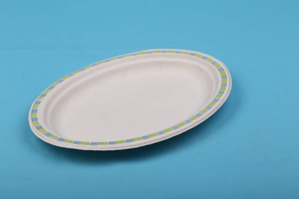 BIO Chinet Papír Ovális tányér