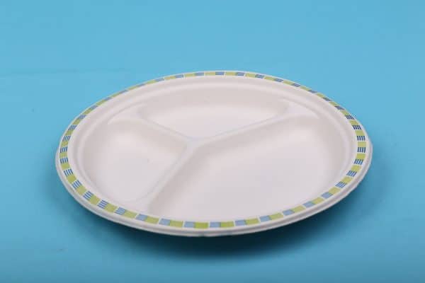 BIO Chinet 3 részre Osztott Papír tányér